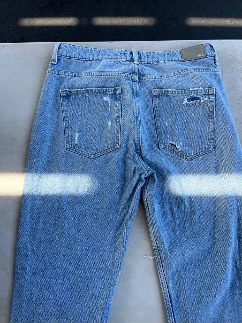 Zara relaxed straight